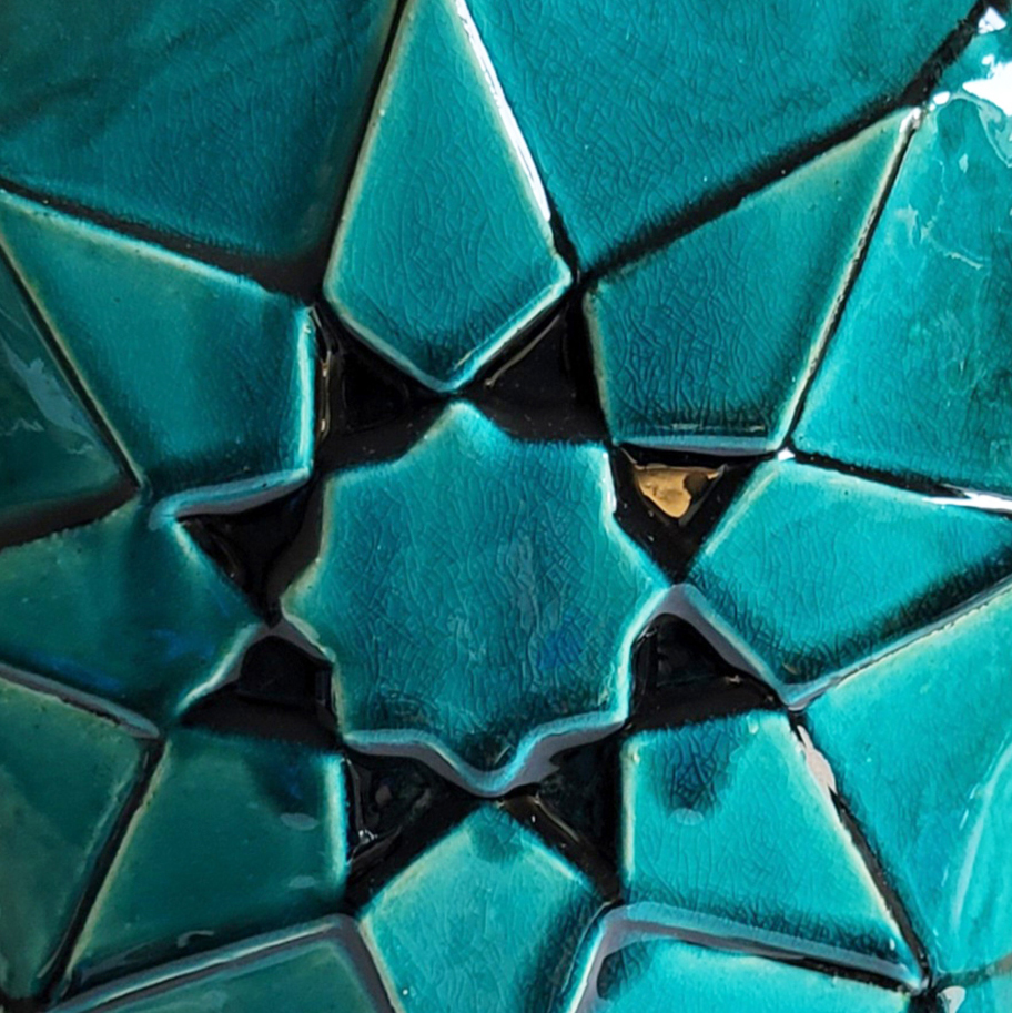 Azadeh Mehryar, Imprisoned Culture, glazed stoneware, 13.5 x 8 x 5.5 inches, 2023